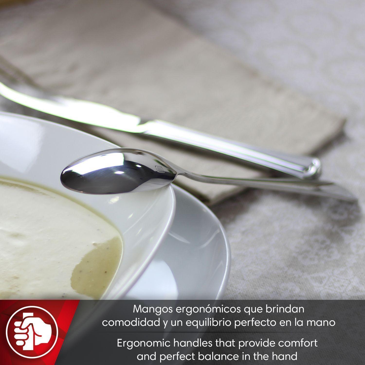 Cubertería Magefesa Córdoba 610 4 Piezas Acero Inoxidable-4