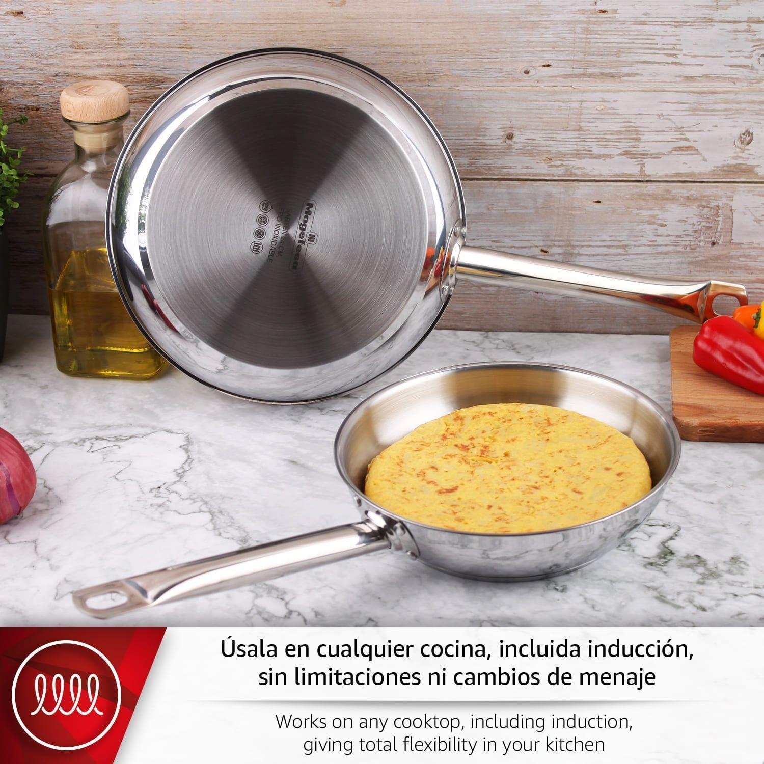Sartén Magefesa Ecosteel Acero Inoxidable 24 cm-3