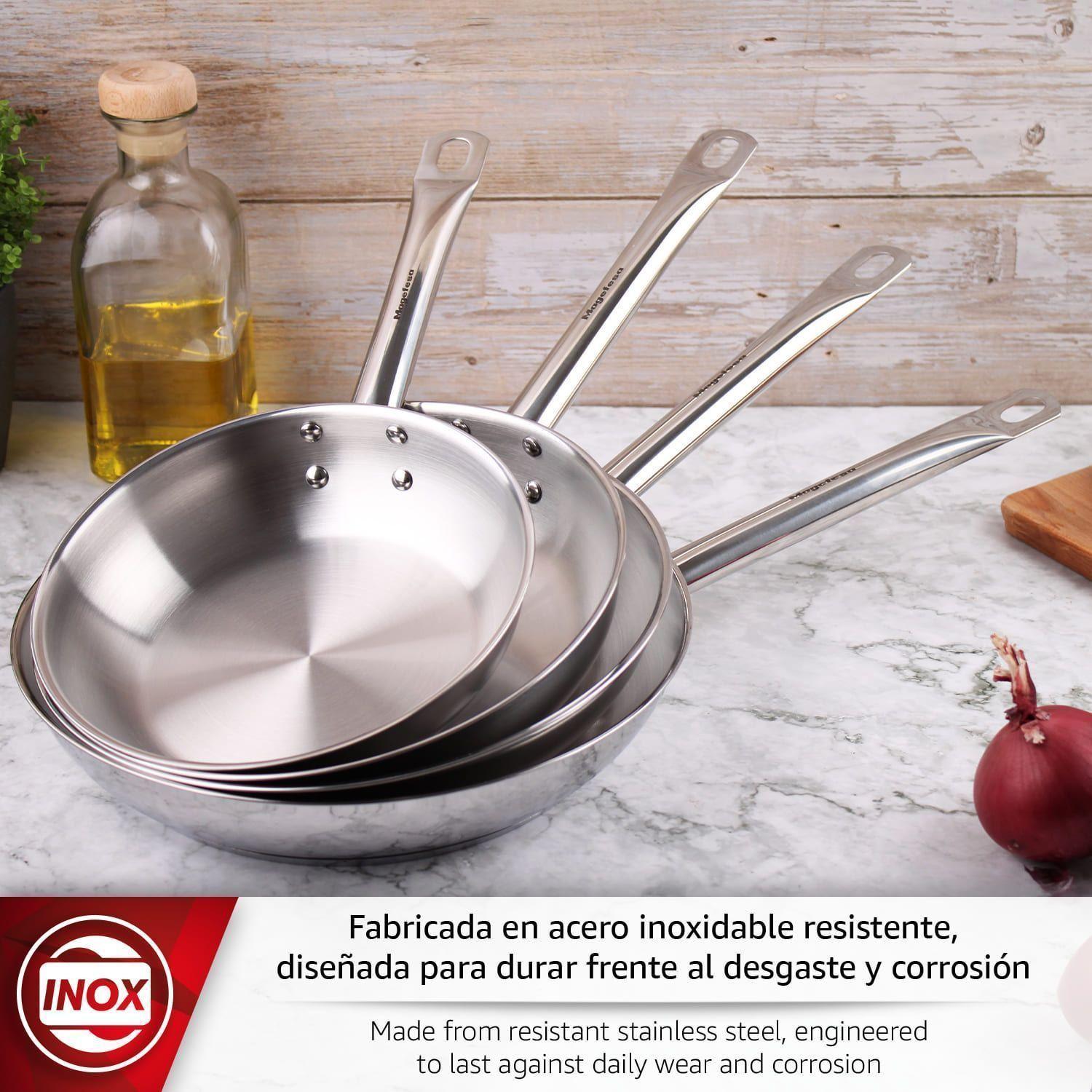Sartén Magefesa Ecosteel Acero Inoxidable 24 cm-5