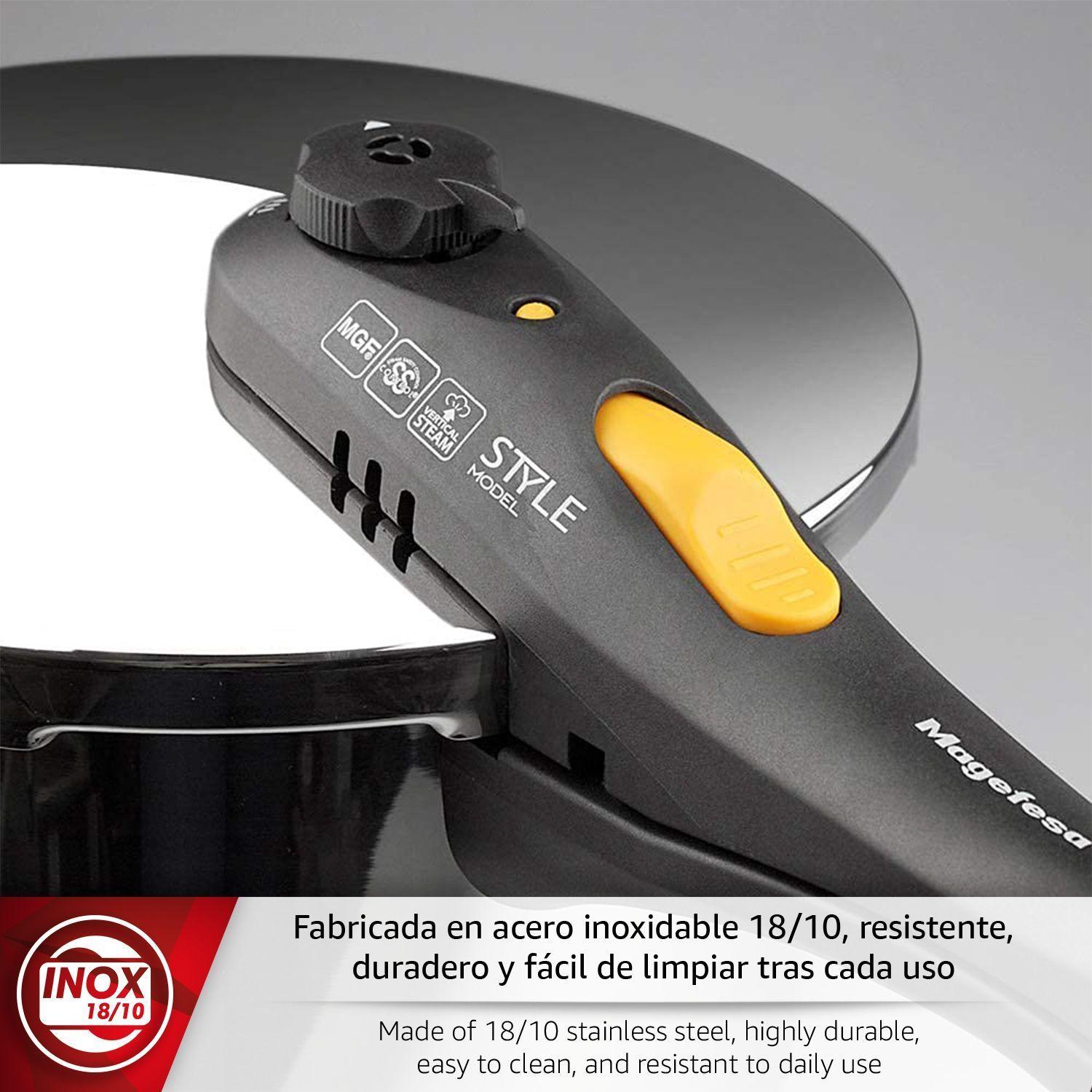Olla a Presión Magefesa Style 6L Acero Inoxidable-2