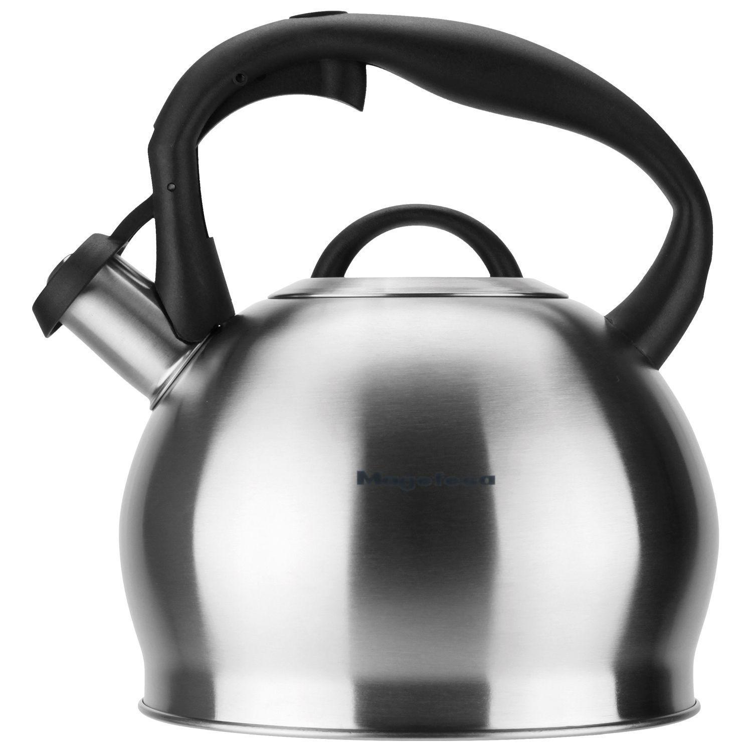Tetera Silbadora Magefesa Silver Acero Inoxidable 3 L-0