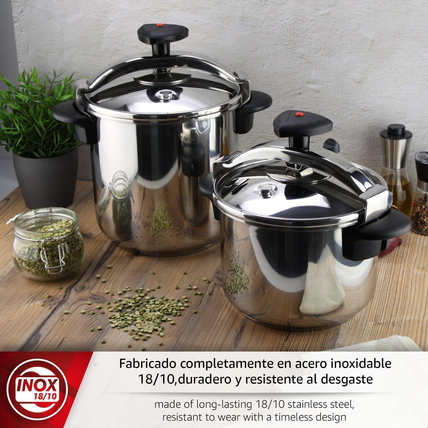 Olla a Presión Rápida Magefesa Star Recta 8L-2