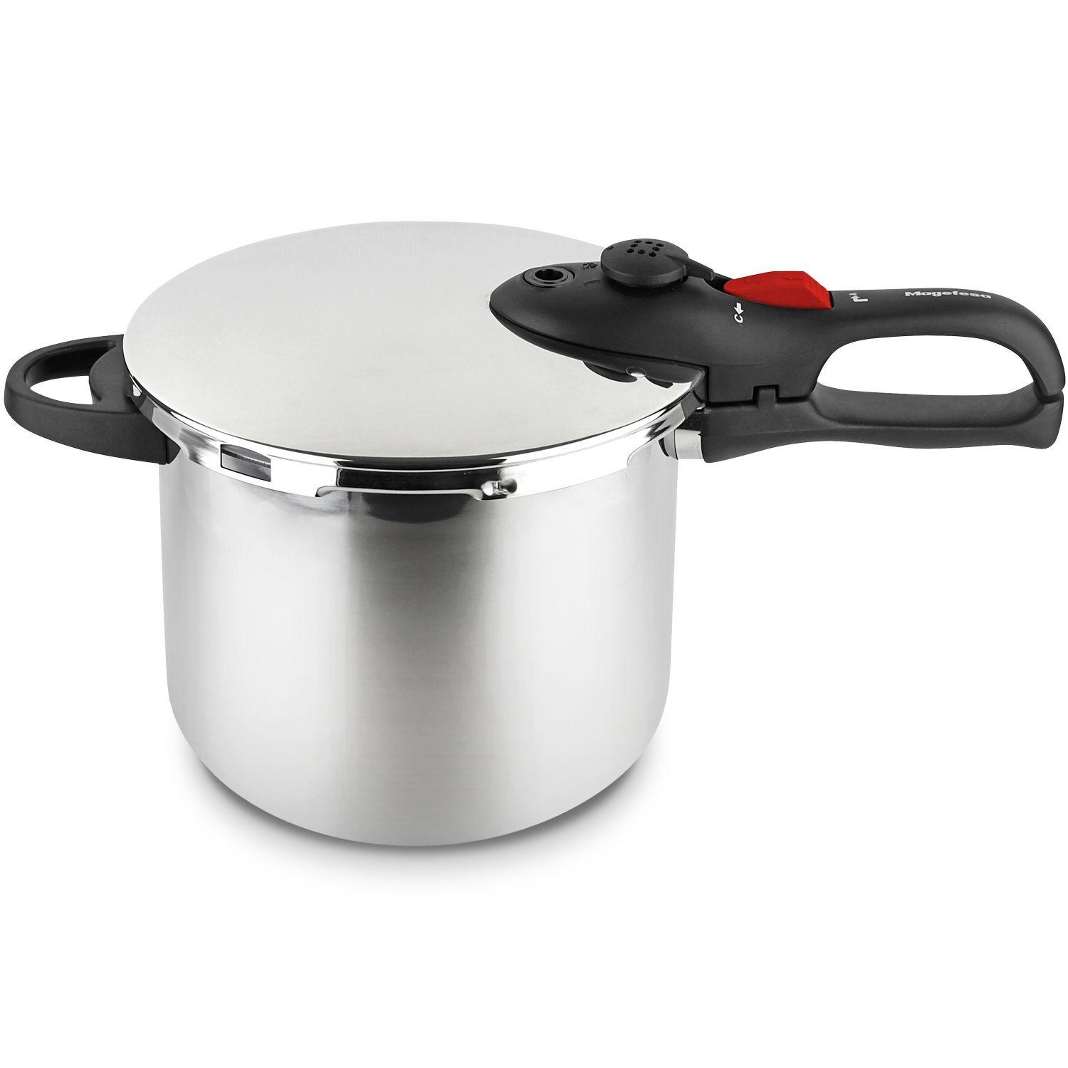 Olla a Presión Magefesa Facile 7 Litros Acero Inoxidable Alta Capacidad-0