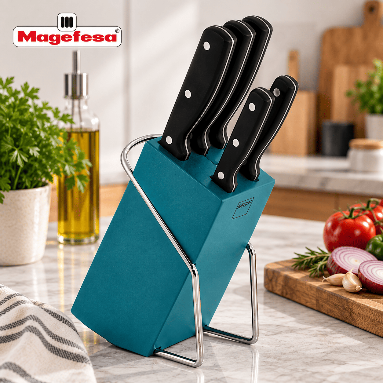 Set de Cuchillos Magefesa Intensia 6 Piezas Acero Inoxidable-2