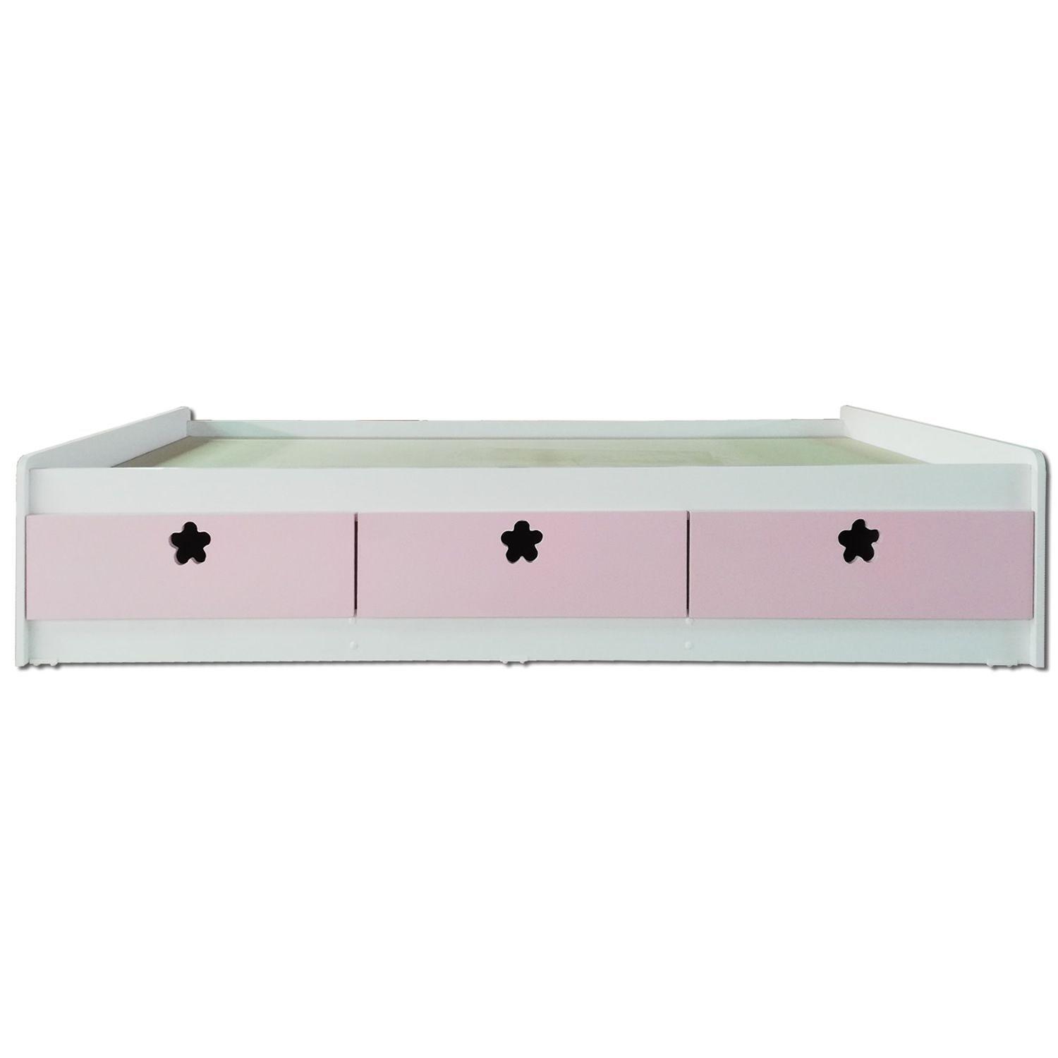 Cama 3 C Rosado Flor 1-3