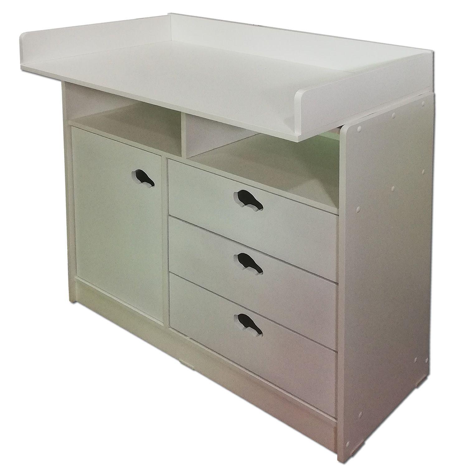 Comoda Mudador Blanco Auto-2