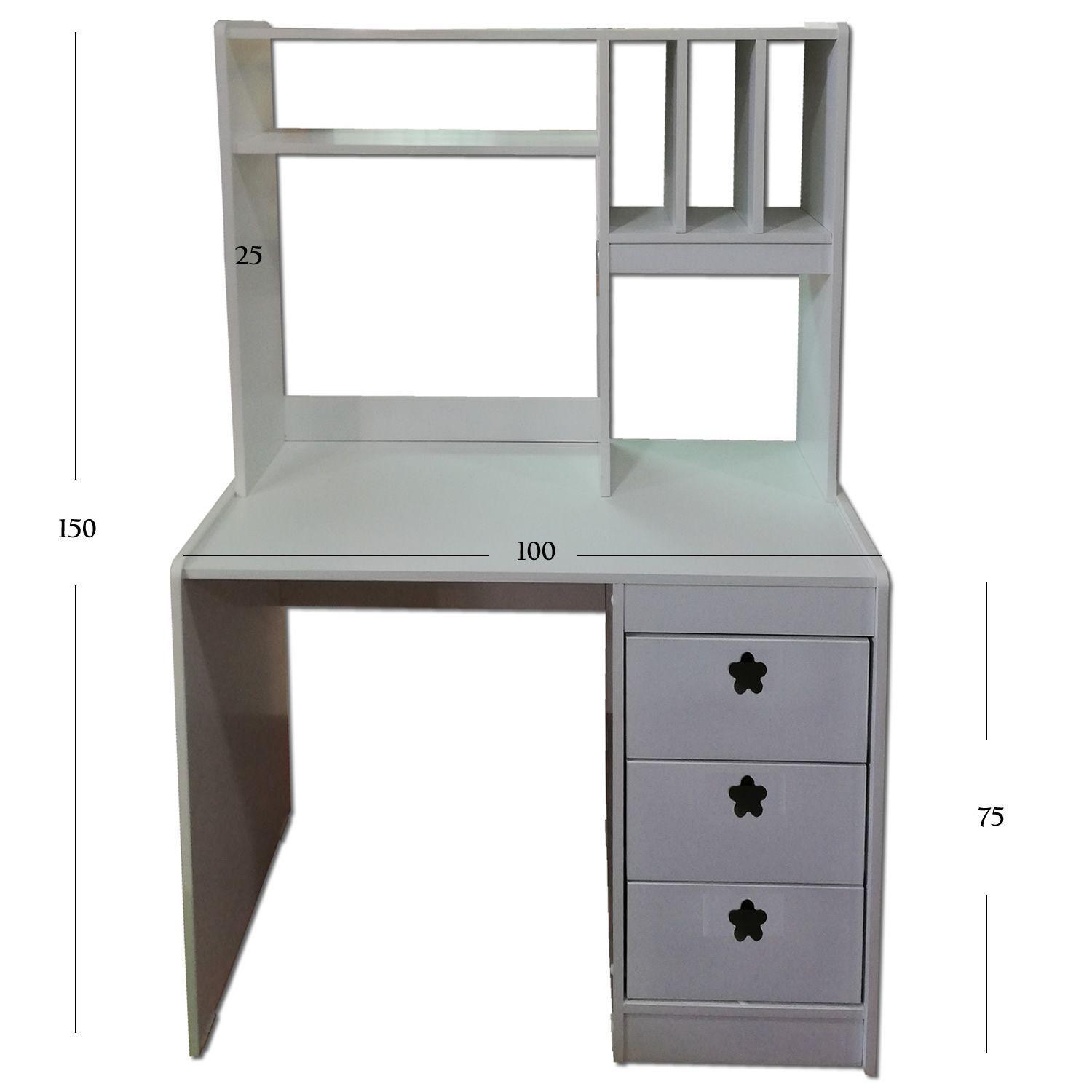 Escritorio Blanco Flor-3