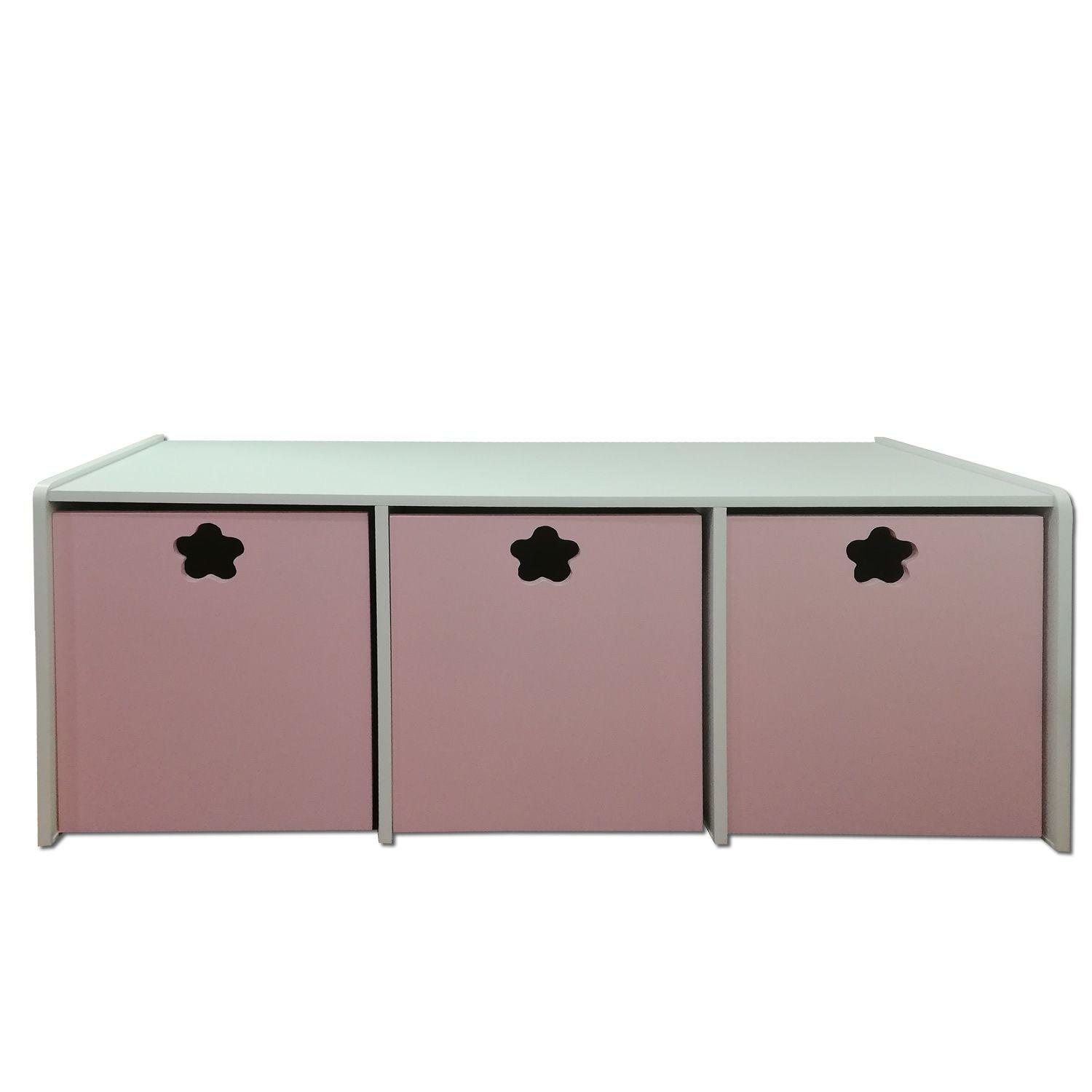 Juguetera 3 M Rosado Flor-2