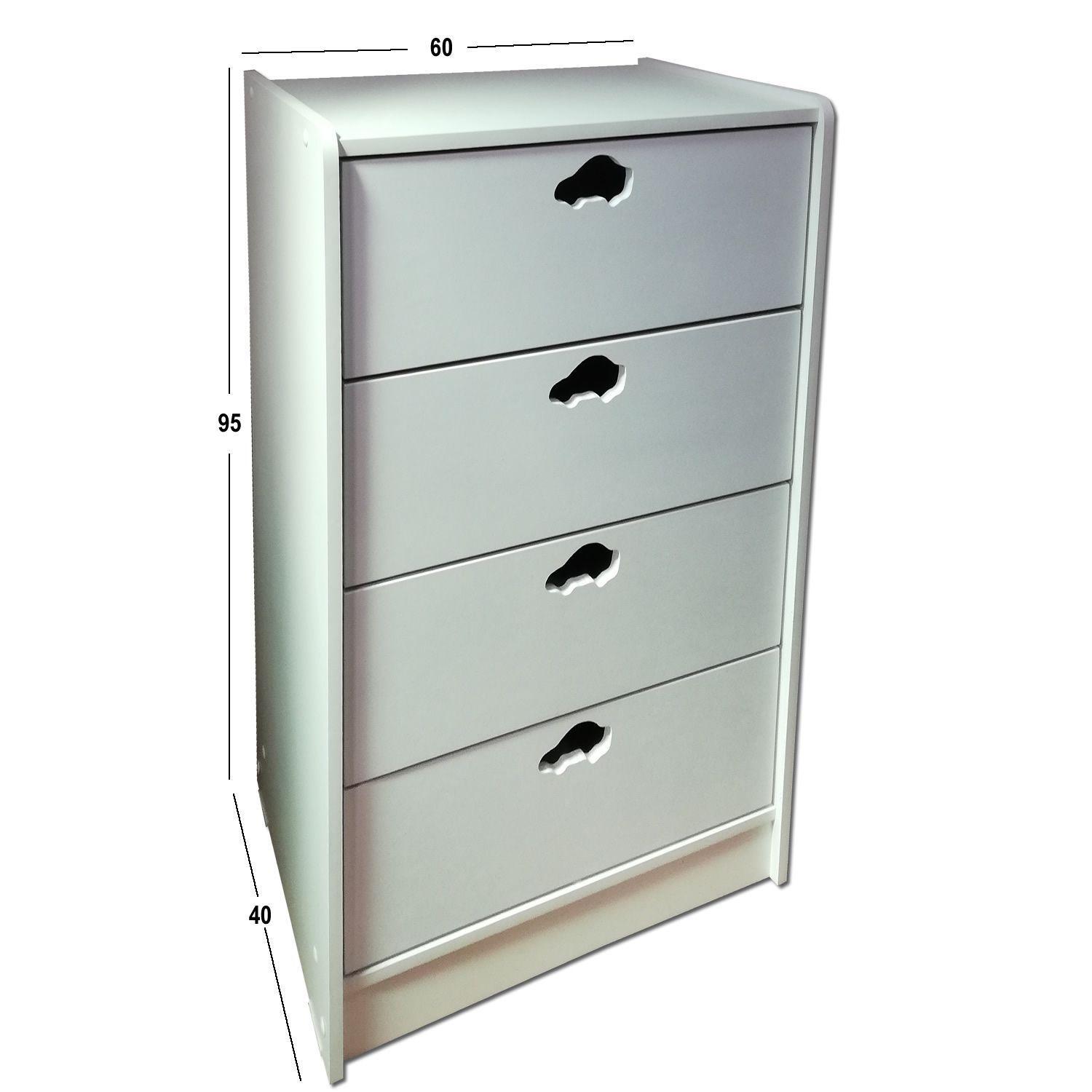 Cajonera 4 C Blanco Auto-2