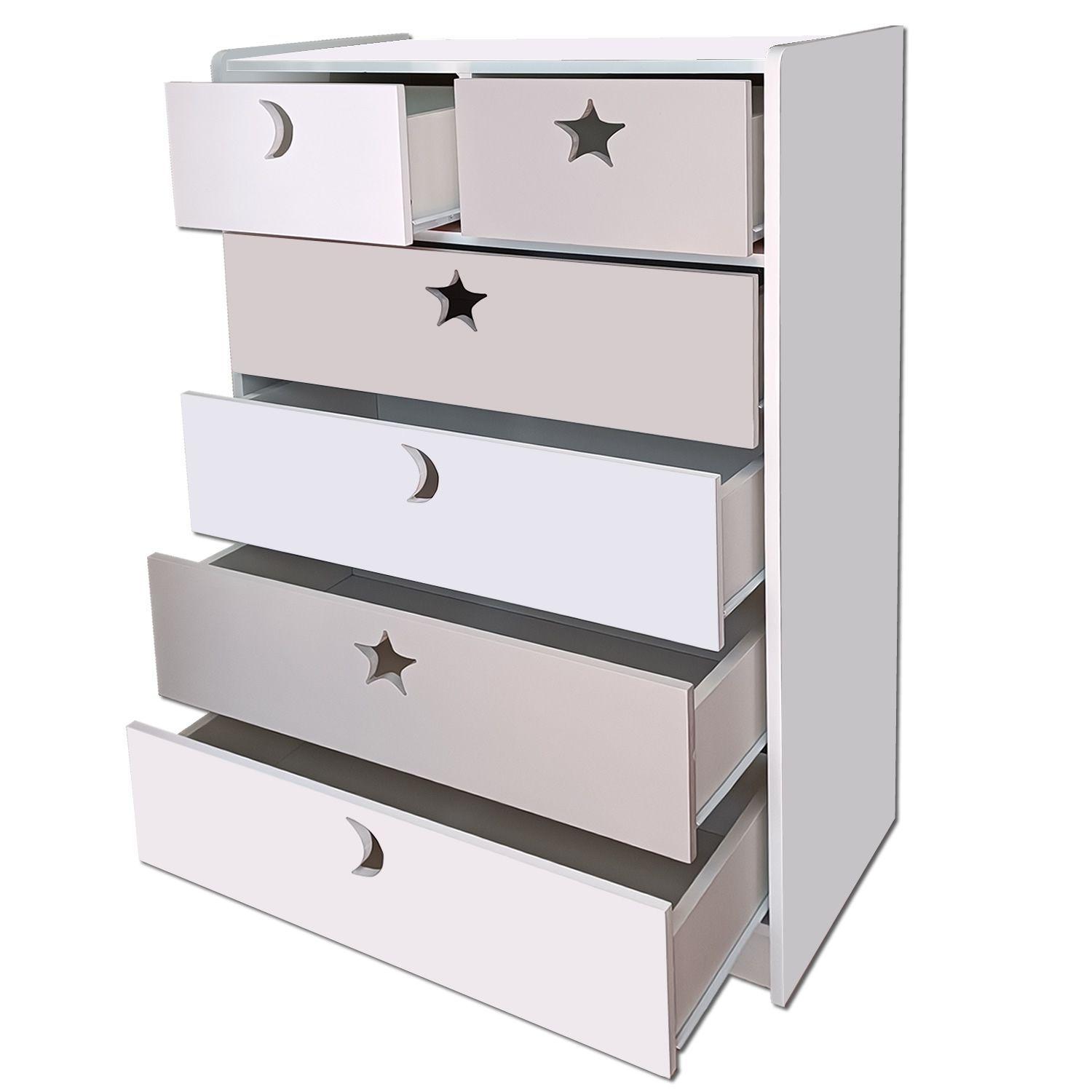 Cajonera 6 C Blanco Gris-3