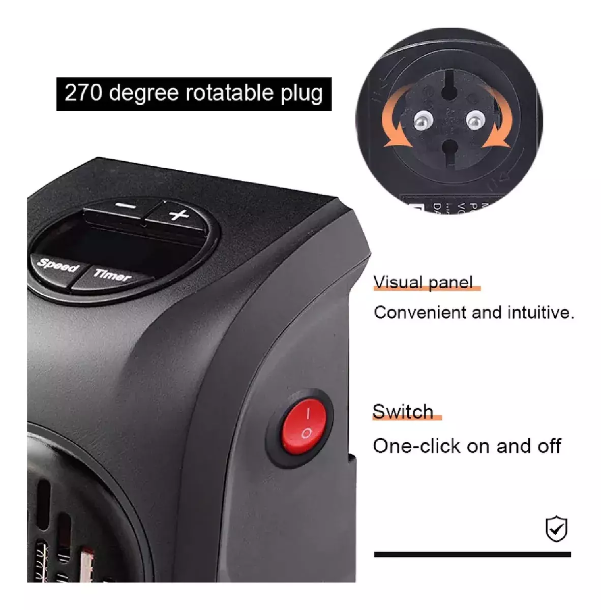 Calentadores Electricos Termo Ventilador Estufa Halogena C/c 34343-2