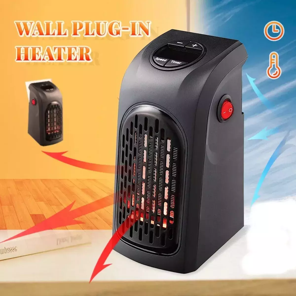 Calentadores Electricos Termo Ventilador Estufa Halogena C/c 34343-4