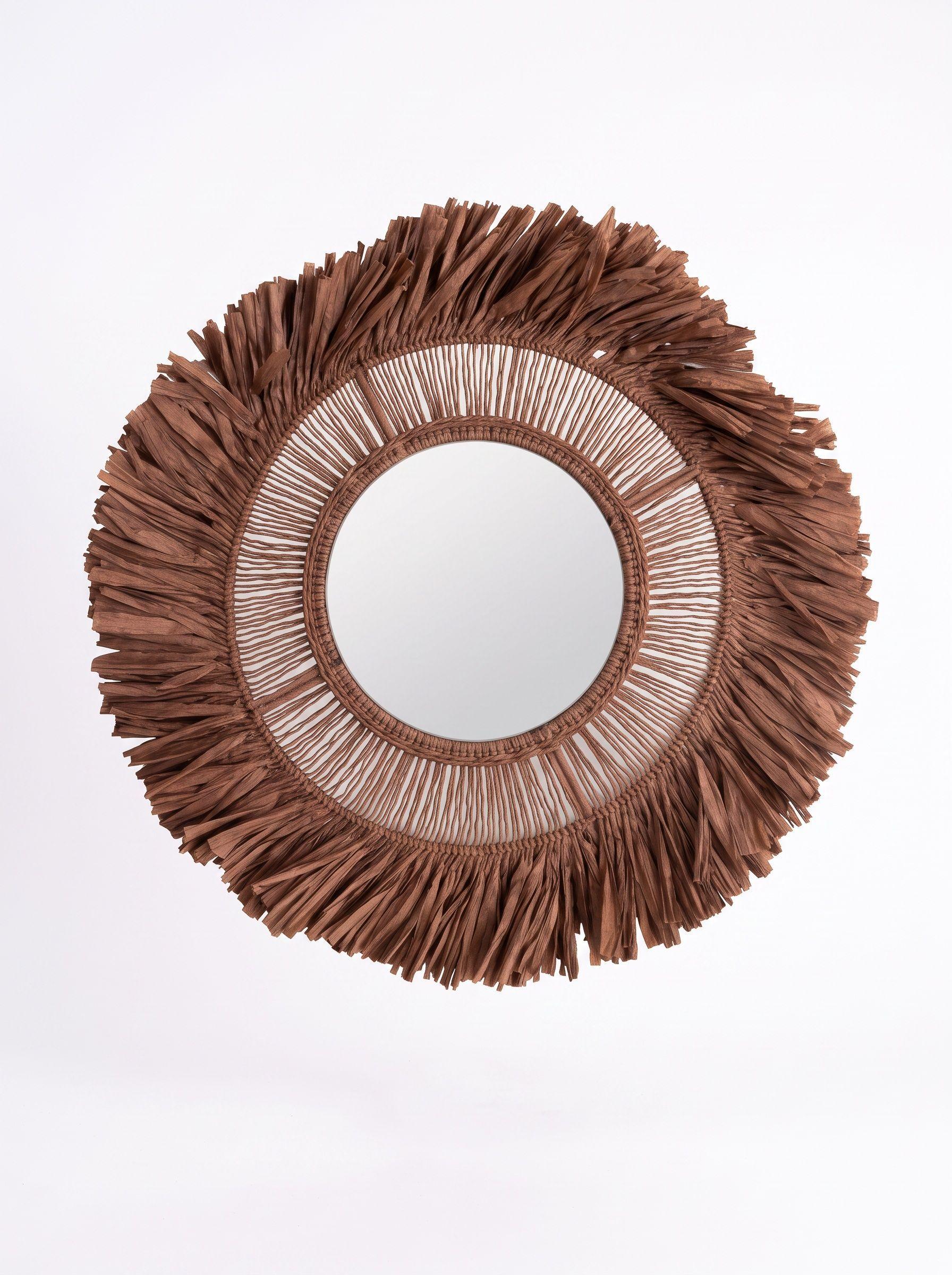 ESPEJO CHOCOLATE ENCORDADO CON CORDON DANES-0