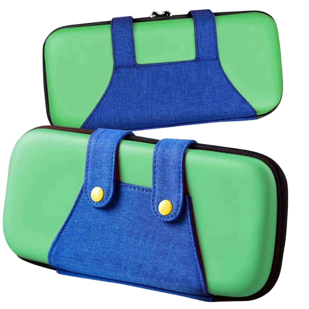 Bolso Estuche Protector Nintendo Switch Alta Resistencia Verde-3