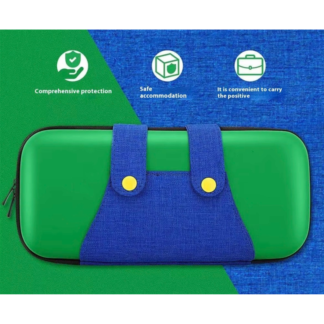 Bolso Estuche Protector Nintendo Switch Alta Resistencia Verde-4