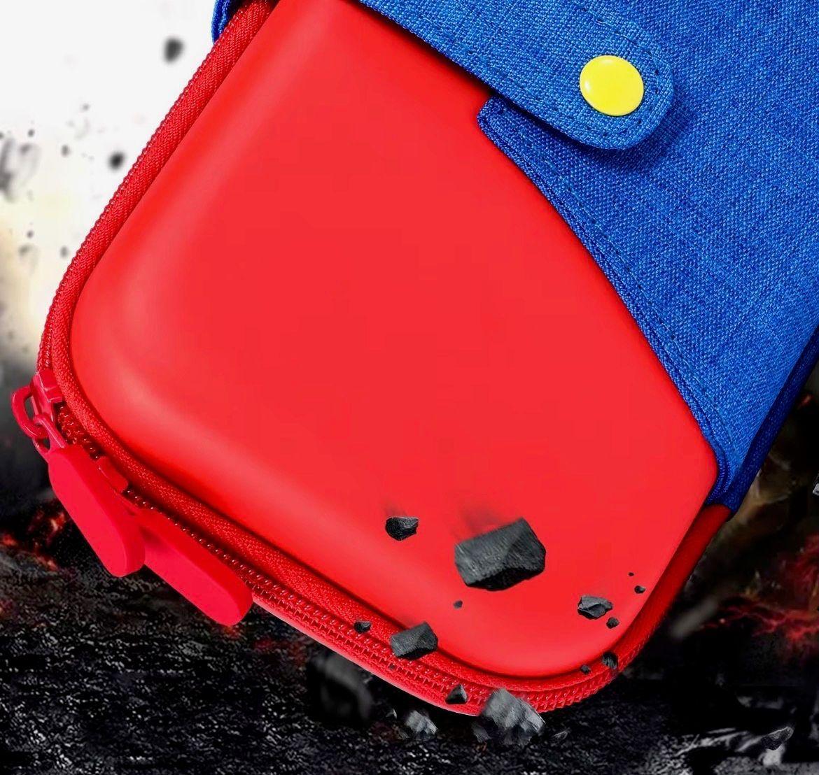 Bolso Estuche Protector Nintendo Switch Alta Resistencia Rojo-2