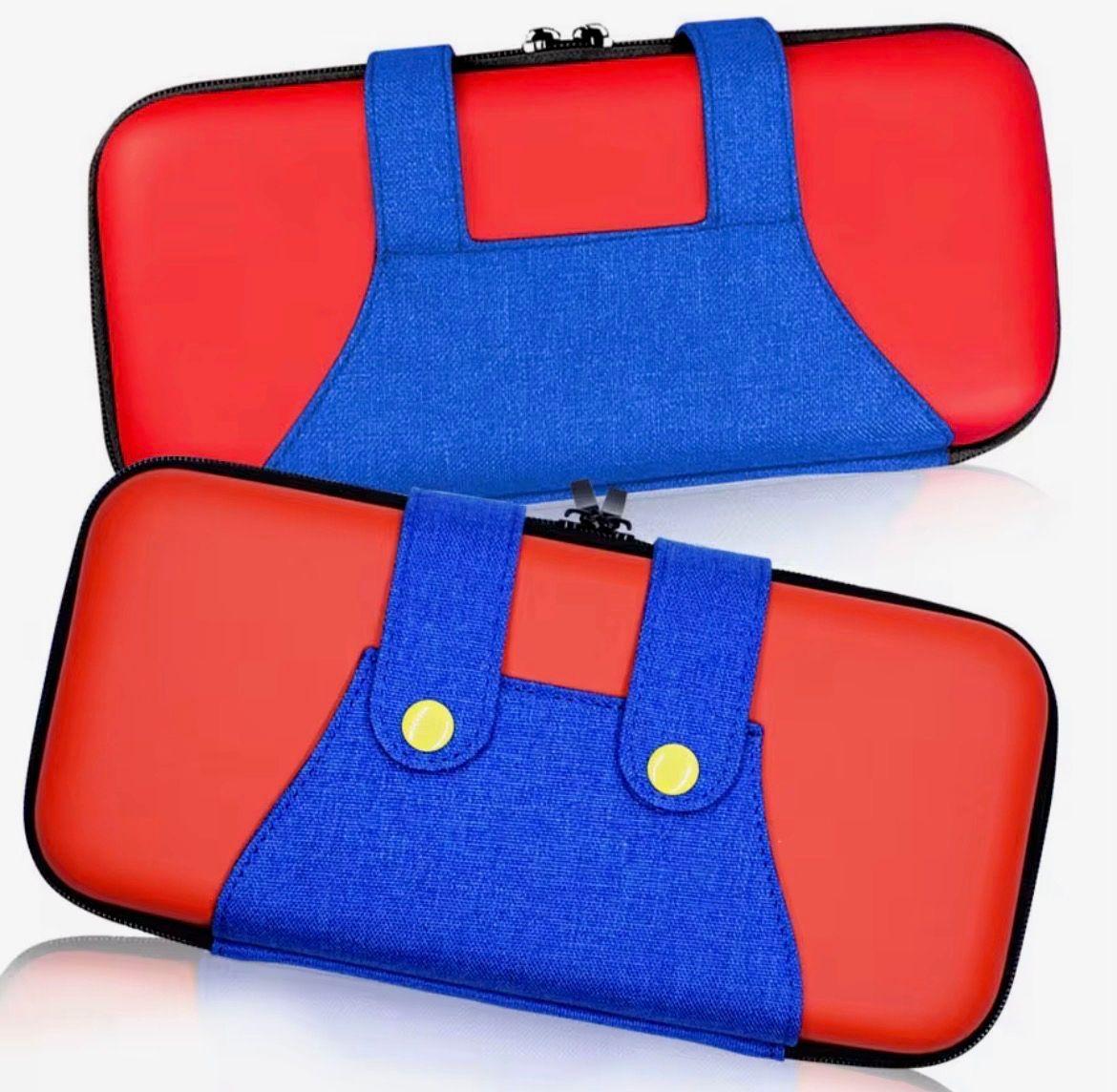 Bolso Estuche Protector Nintendo Switch Alta Resistencia Rojo-3