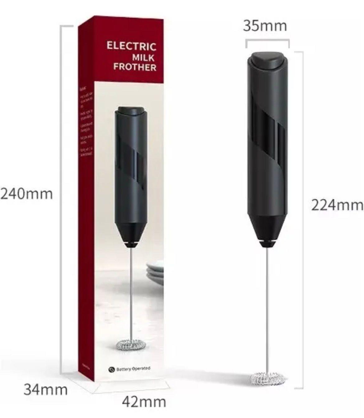 Revolvedor Portátil Mini Batidor Eléctrico Con Soporte Café-6