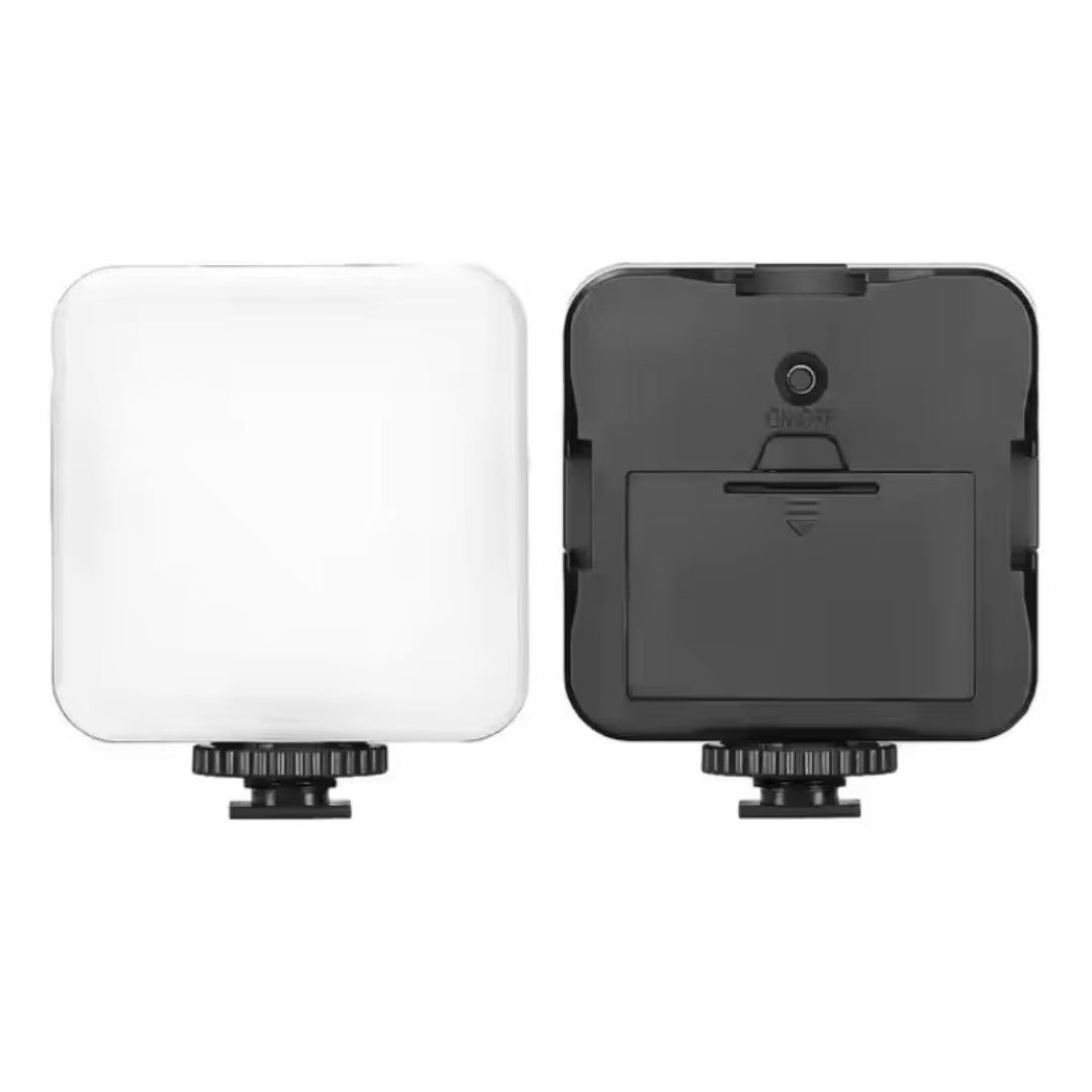 Mini Led Selfie Portátil Clip de Anillo Led Aro De Luz Cuadrado Color Negro-5