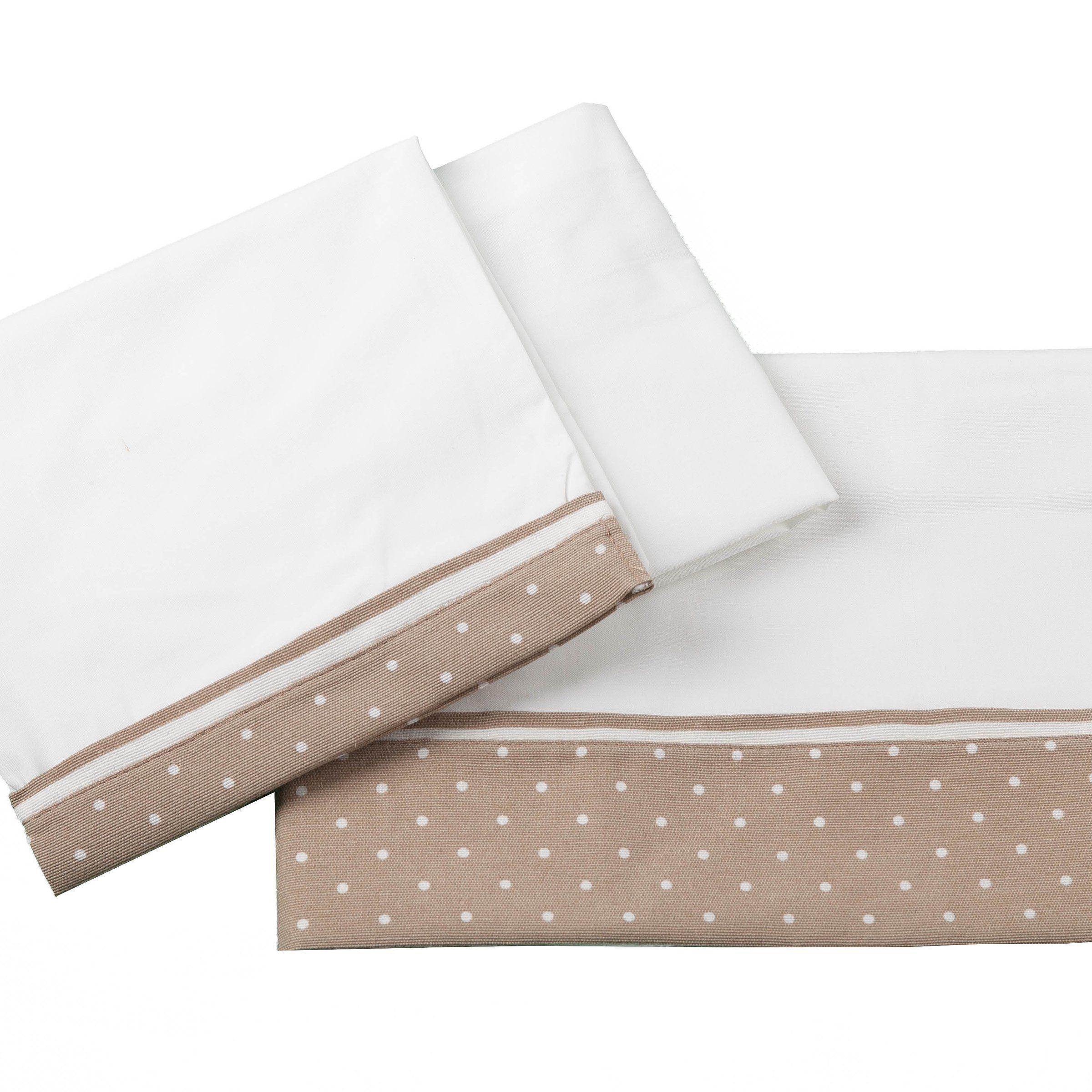 Sabana 90 x 140 Puntos Beige -0