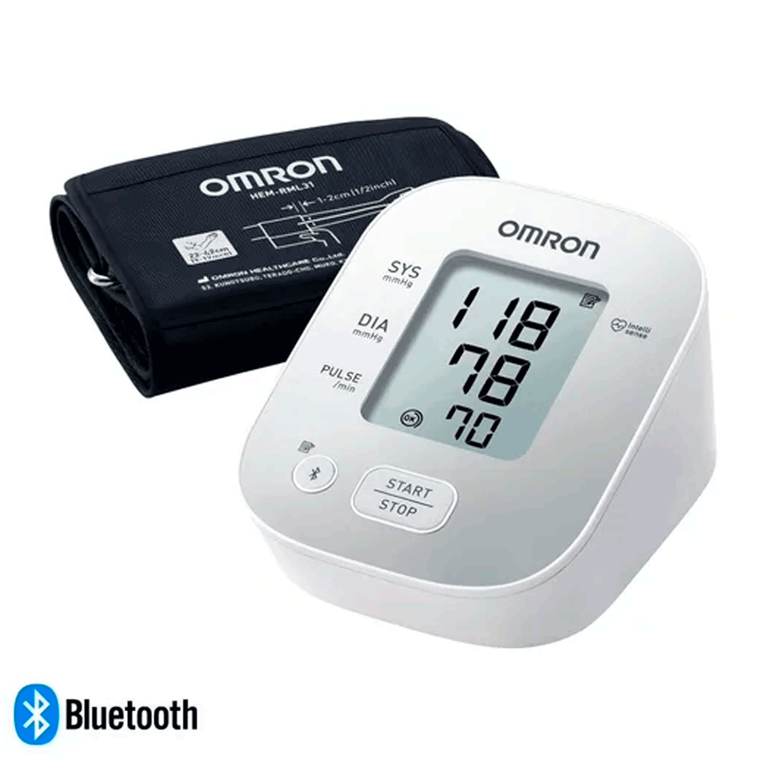 Toma Presión Digital de Brazo con Bluetooth Hem 7144t2 Omron-4