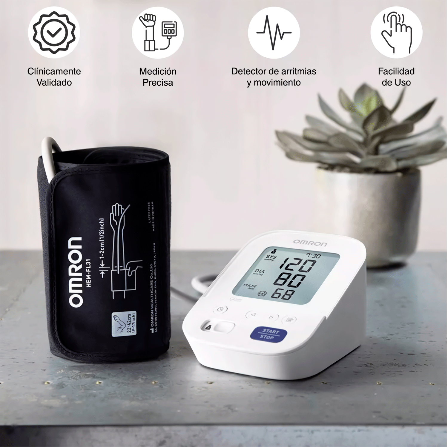 Toma Presión De Brazo Omron Hem-7154 Para Dos Usuarios-4