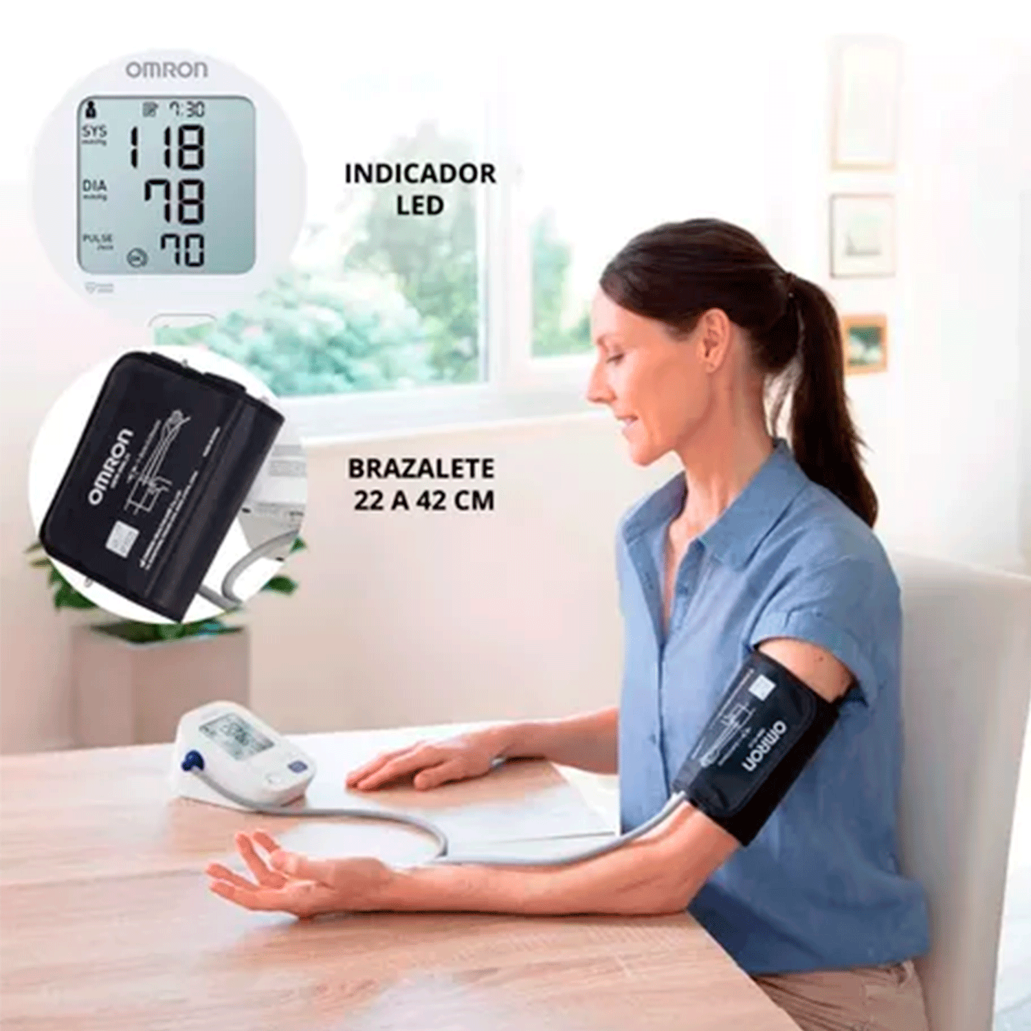 Toma Presión De Brazo Omron Hem-7154 Para Dos Usuarios-5