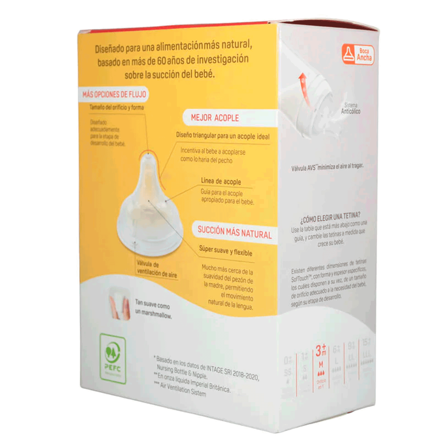 Mamadera Biberón Pigeon SofTouch Planets 3 con Asa 240 ml | 3+ Meses-5