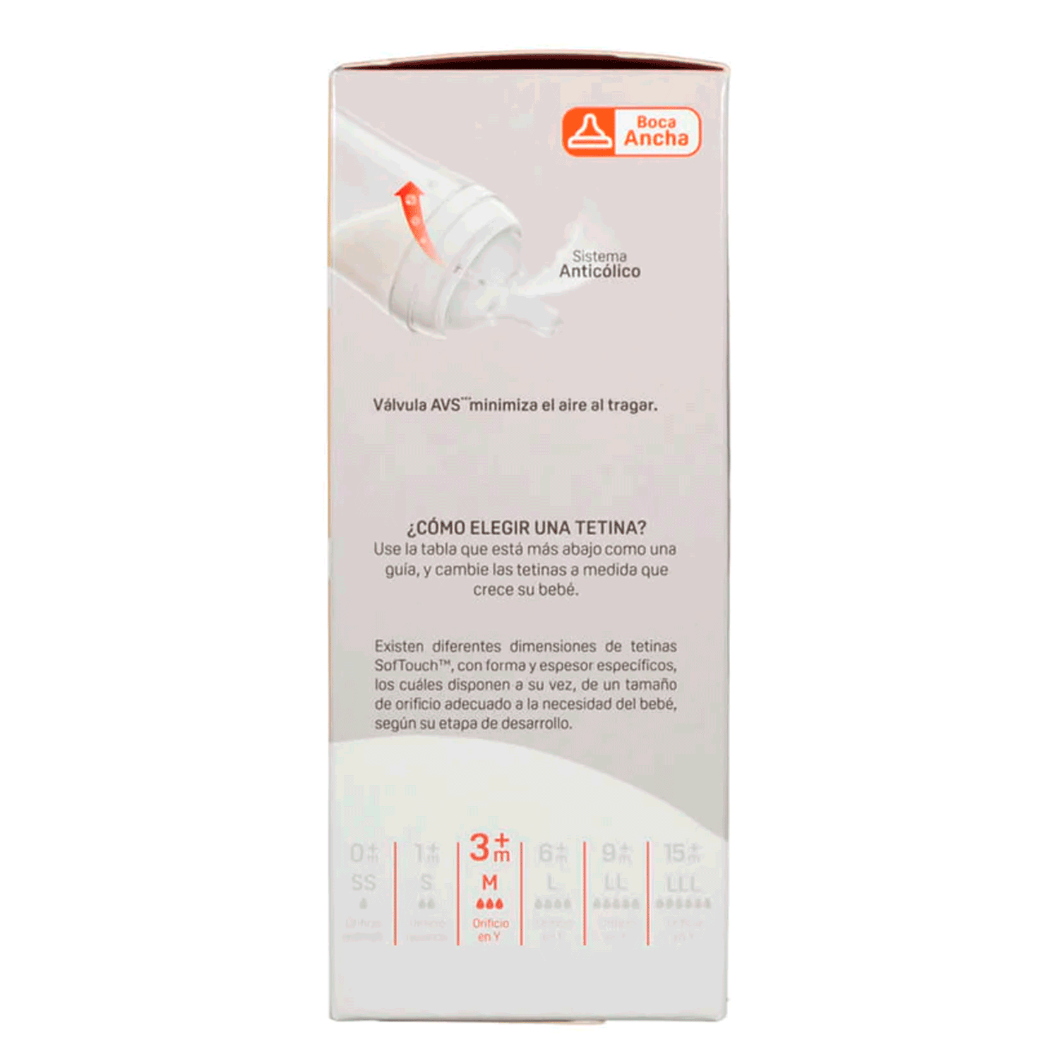 Mamadera Biberón Pigeon SofTouch Planets 3 con Asa 240 ml | 3+ Meses-6