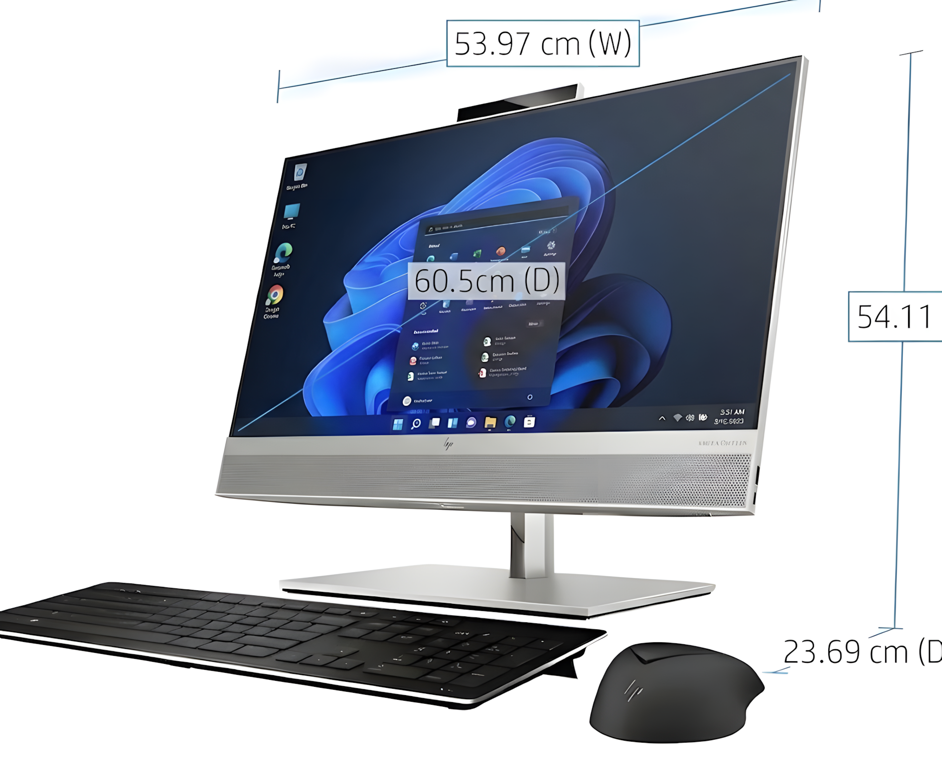 HP EliteOne 800 G6 - Core i5 10.ªGen - 8GB RAM - 240GB SSD - 23.8" Full HD - Reacondicionado-2