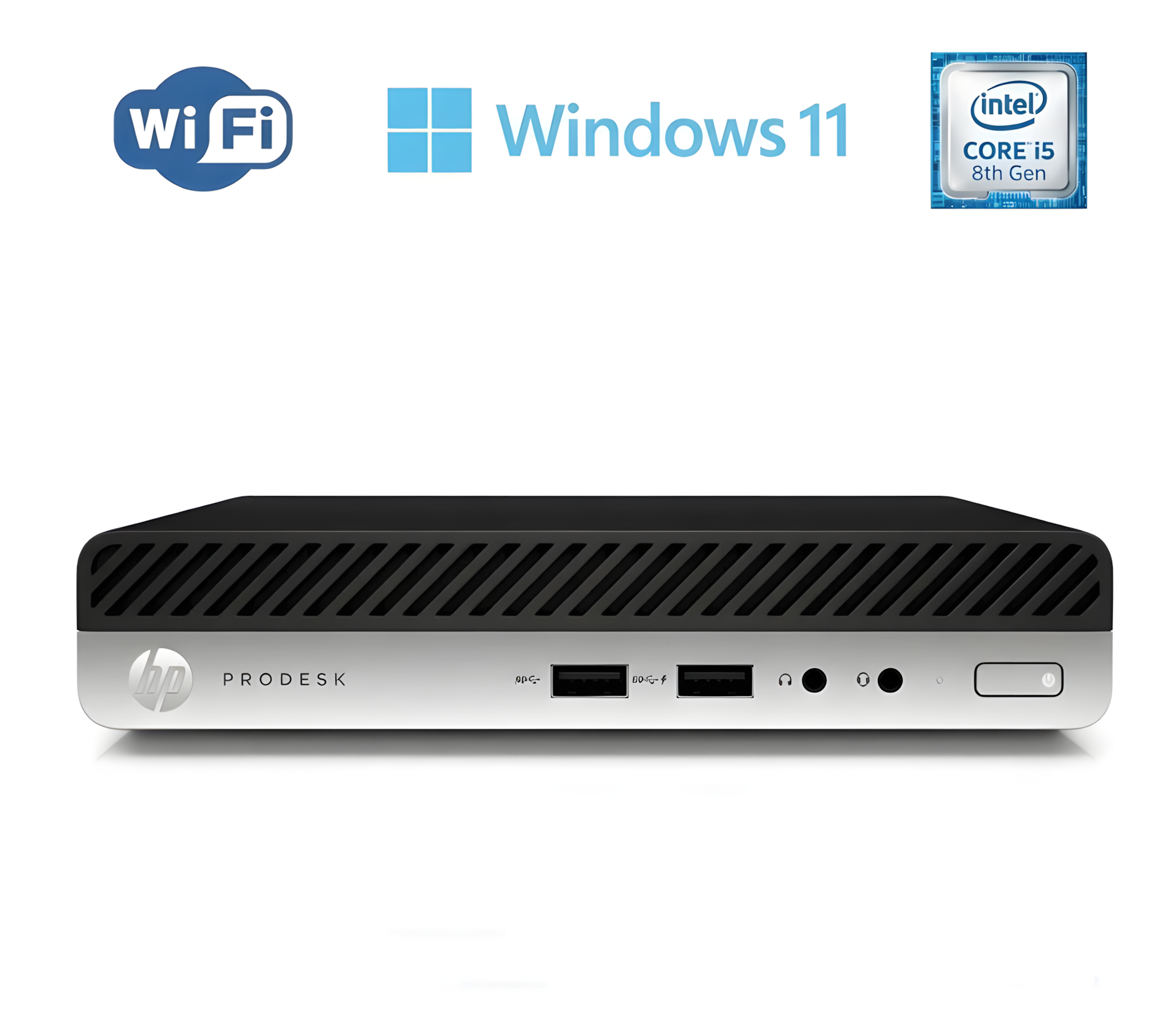 HP ProDesk 400 G4 Mini core i5 8ªGen. 16GB RAM - 960GB SSD - Reacondicionado-0