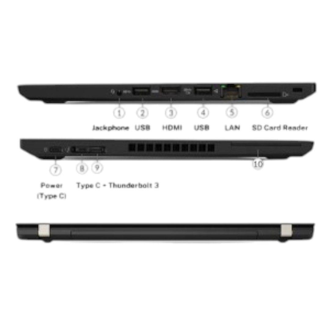 LENVO T480 CORE I5 7300 16 GB SSD 256 GB HDMI USB-C REACONDICIONADO-2