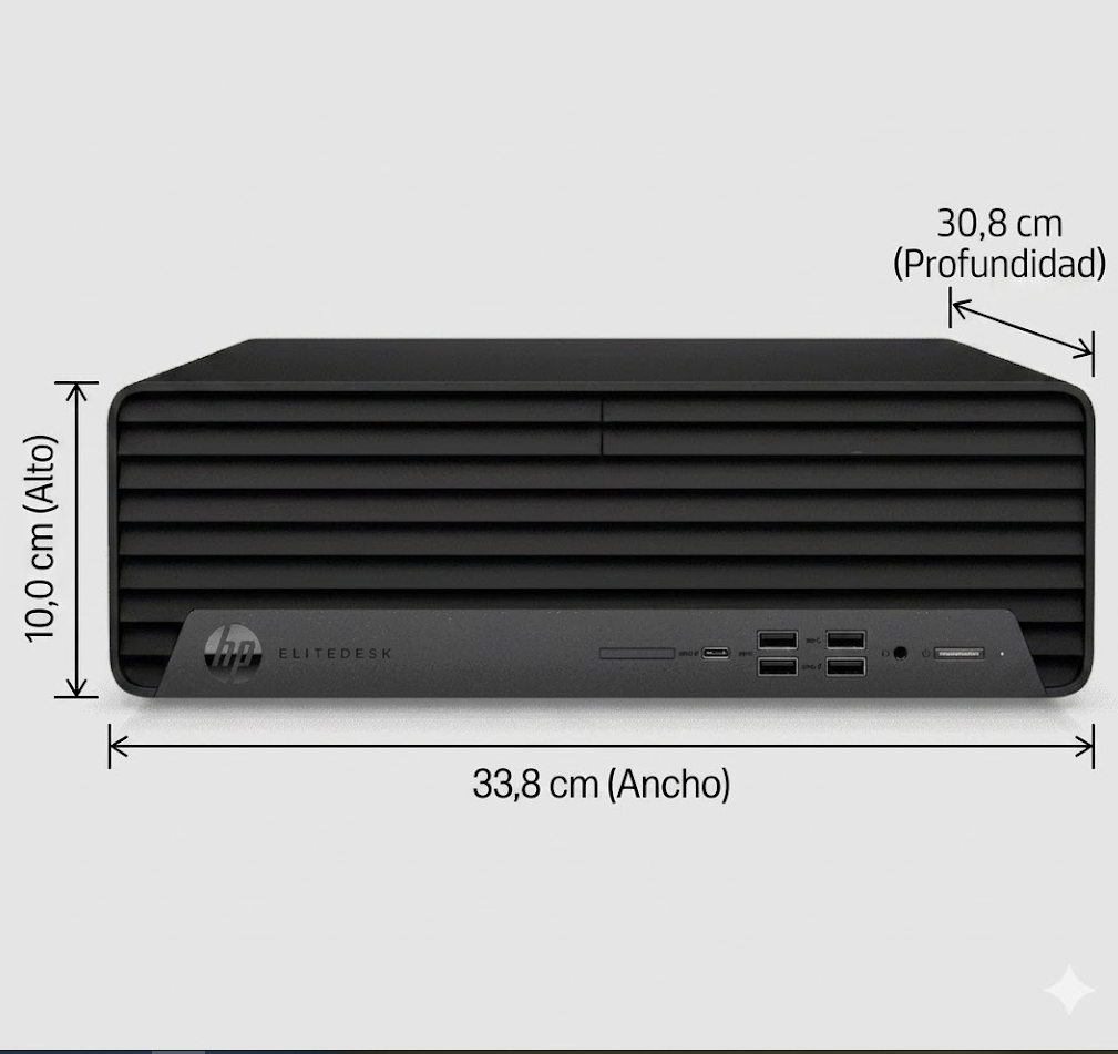  PC HP EliteDesk 800 G6 SFF | Intel Core i5 10ma Gen | 32GB RAM | 512GB SSD | Reacondicionado-3