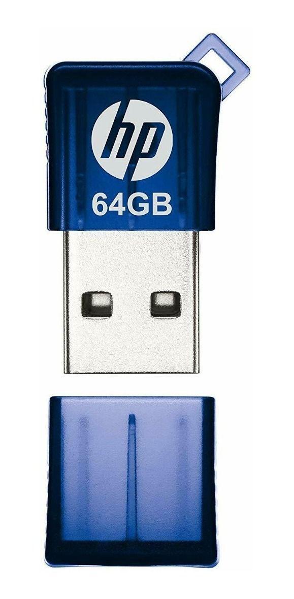 Pendrive Hp V165w 64gb 2.0 Azul-1