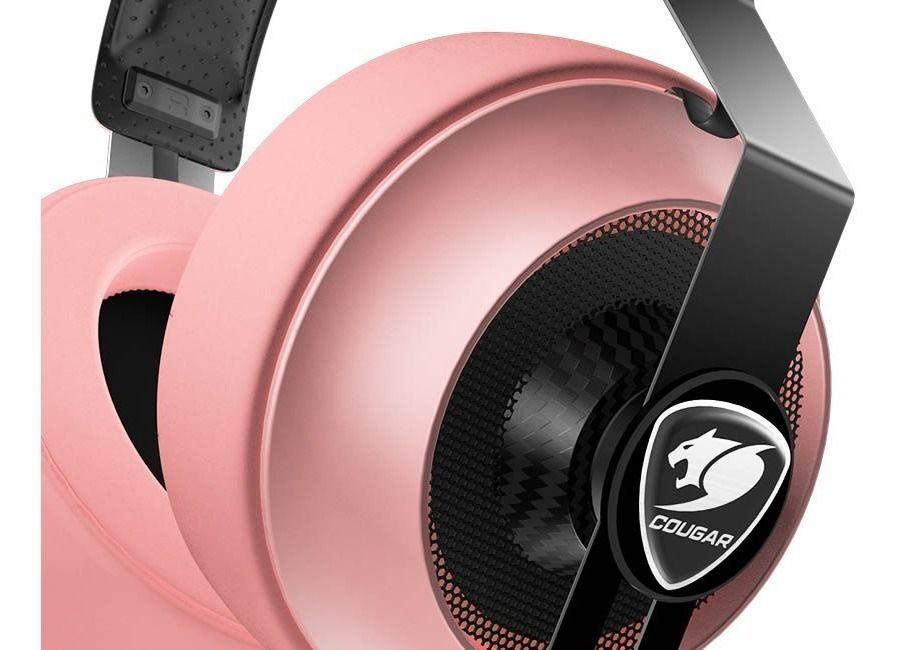 Audífonos Gamer Cougar Phontum Essential Pink-1