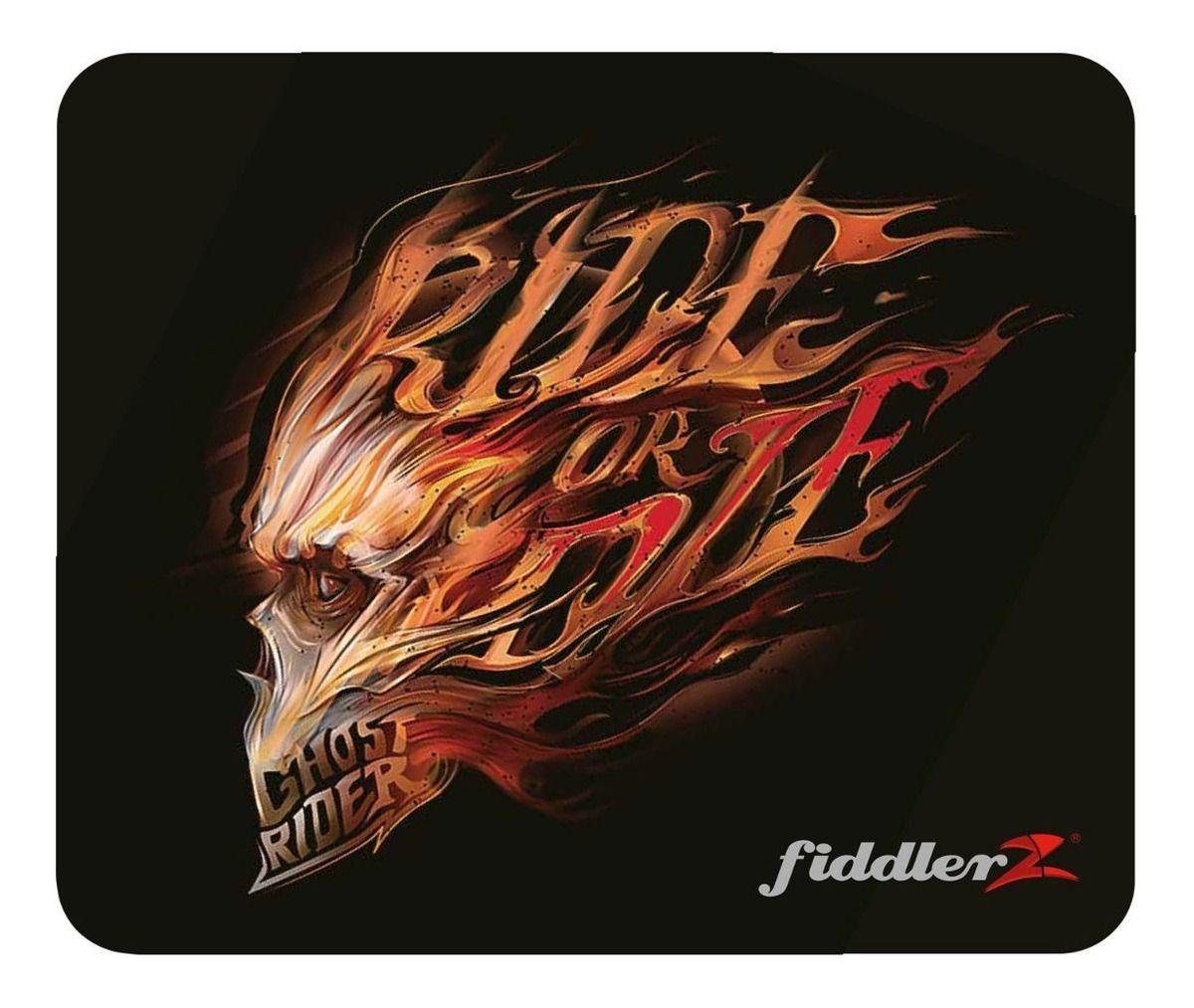 Mouse Pad Gamer Microfibra Calavera 23cmx20cm Fiddler-0