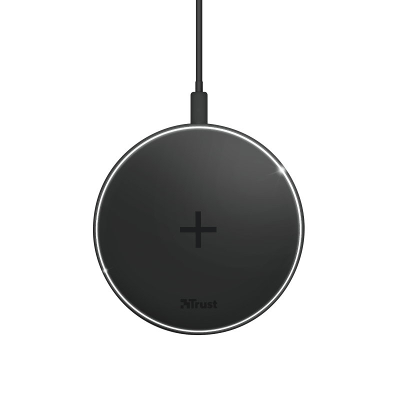 CARGADOR INALÁMBRICO SMARTPHONE QYLO NEGRO TRUST-3