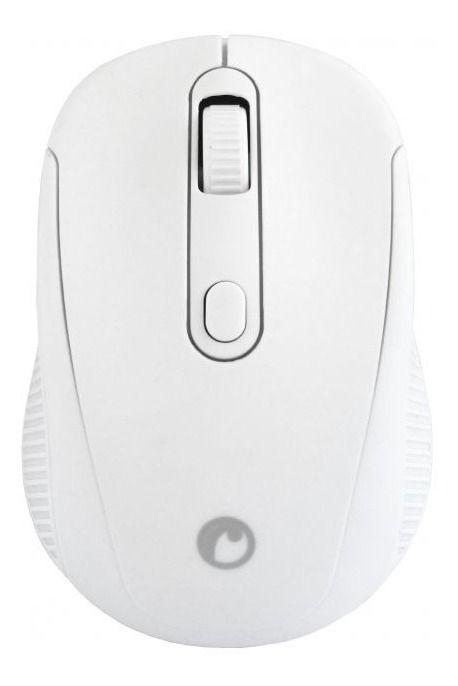 Mouse Inalámbrico Óptico Usb Fiddler Blanco-0