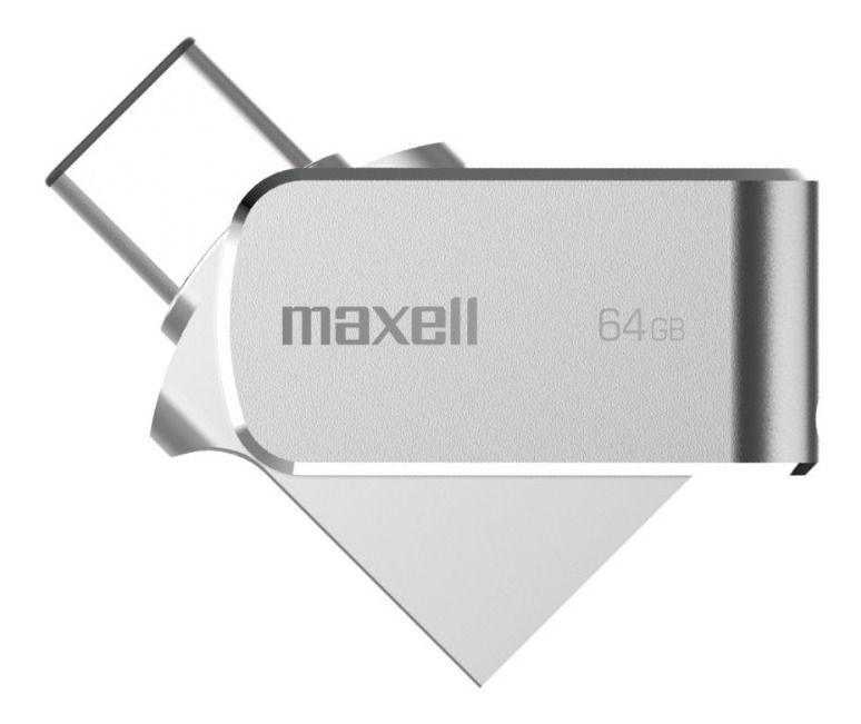 Pendrive Usb-c 64gb 3.0 Otg Maxell-0