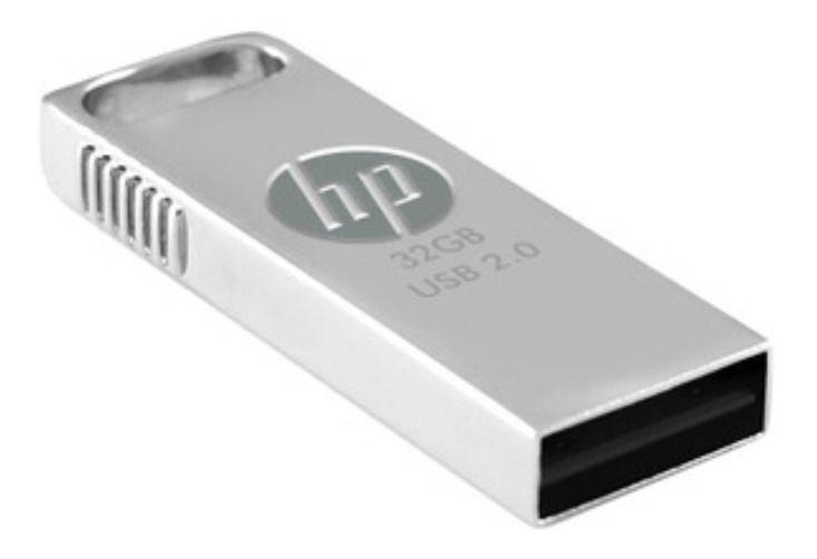 Pendrive Hp V206w 32gb Plateado-0