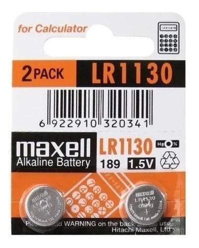 Pack 10 Pilas Maxell Lr1130 Tipo Botón-2