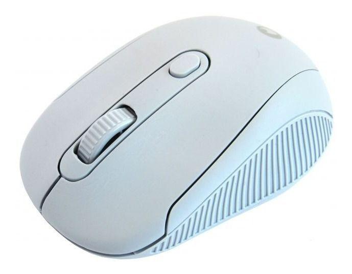 Mouse Inalámbrico Óptico Usb Fiddler Gris-1