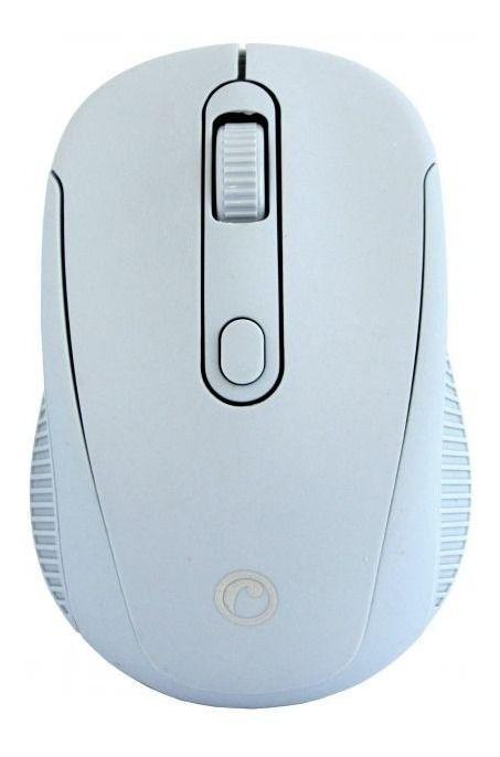 Mouse Inalámbrico Óptico Usb Fiddler Gris-0