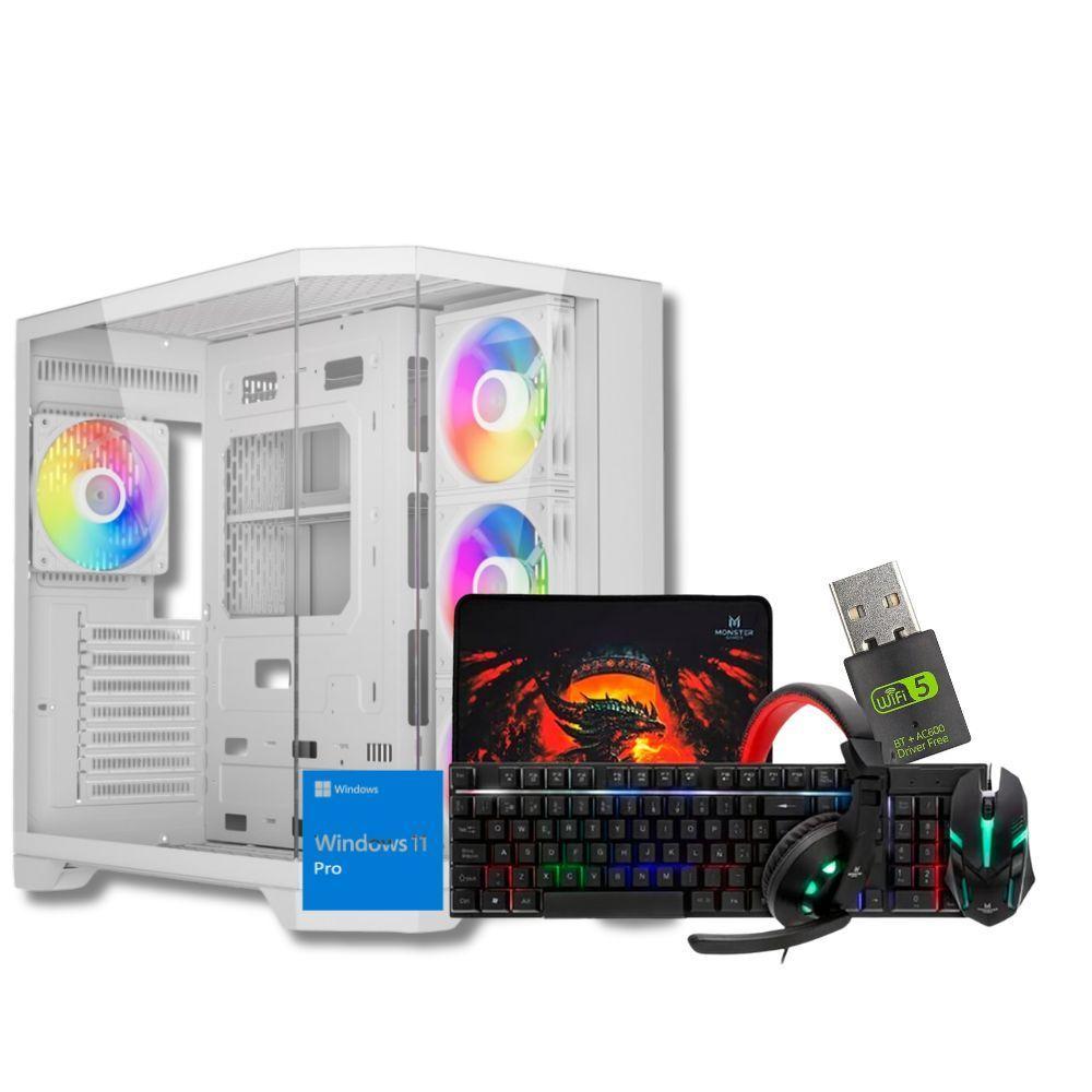Pc Gamer Amd Ryzen 7 5700X3D + 64GB + RTX 5070 + 4TB + S530-WHITE-0