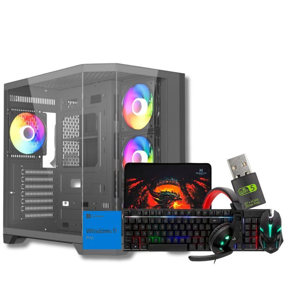 Pc Gamer AMD Ryzen 7 7800x3D + 32GB + RTX 4080 SUPER + 2TB M.2 + BRSYS S530 Quiet Black-0