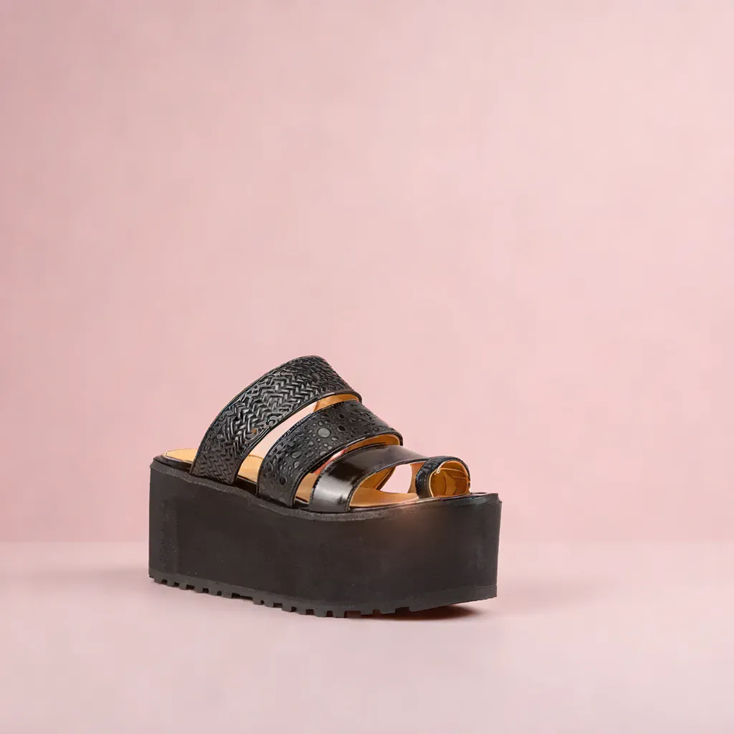 SANDALIA DE CUERO JULIA NEGRA-4