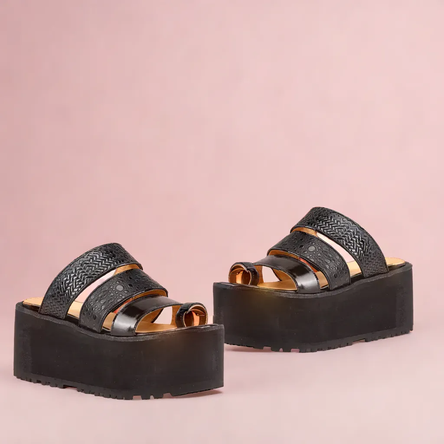 SANDALIA DE CUERO JULIA NEGRA-5