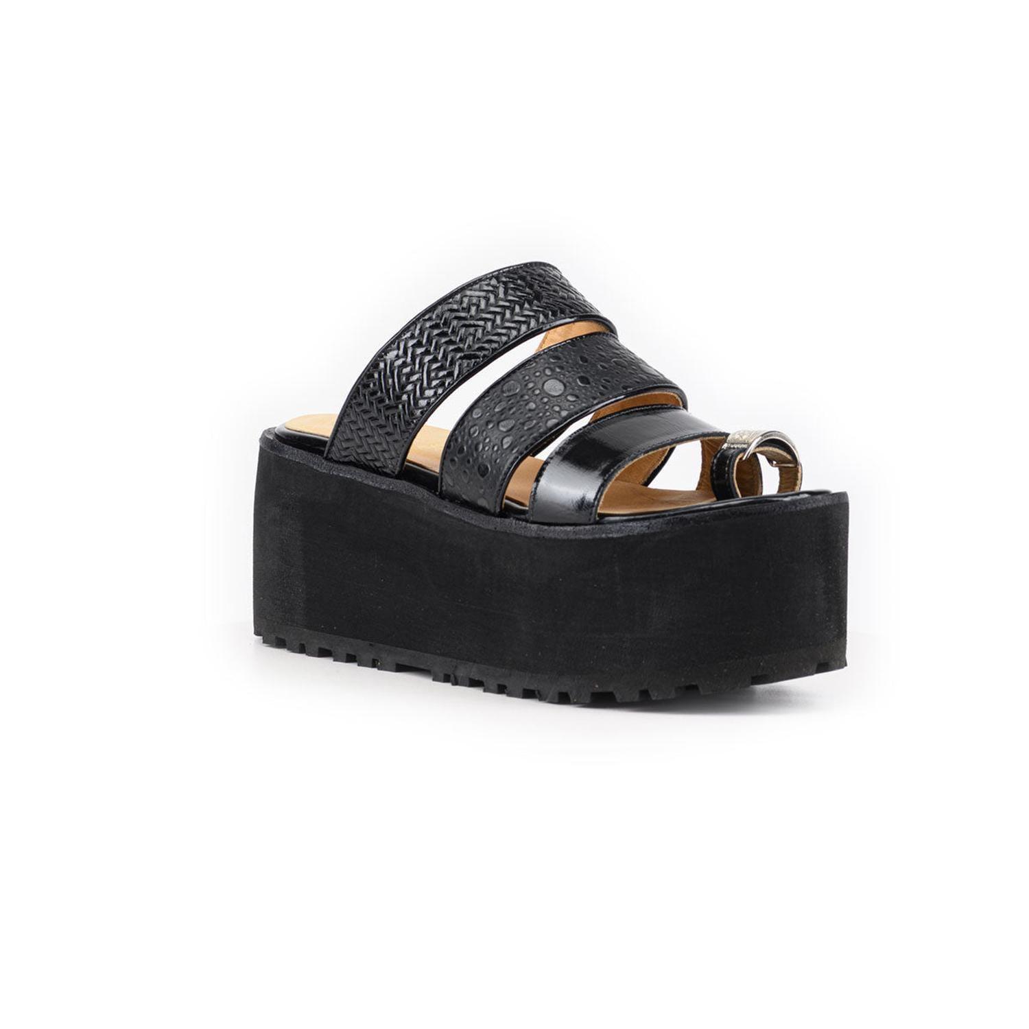 SANDALIA DE CUERO JULIA NEGRA-6