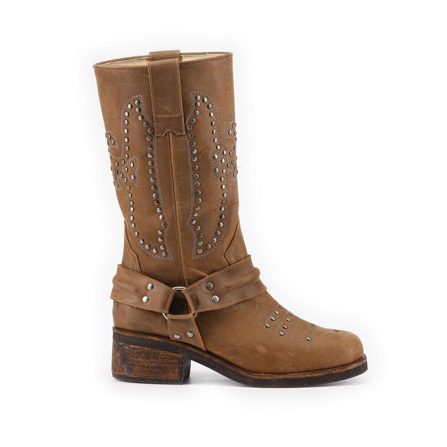 BOTA ELENA CAFÉ DE CUERO-0