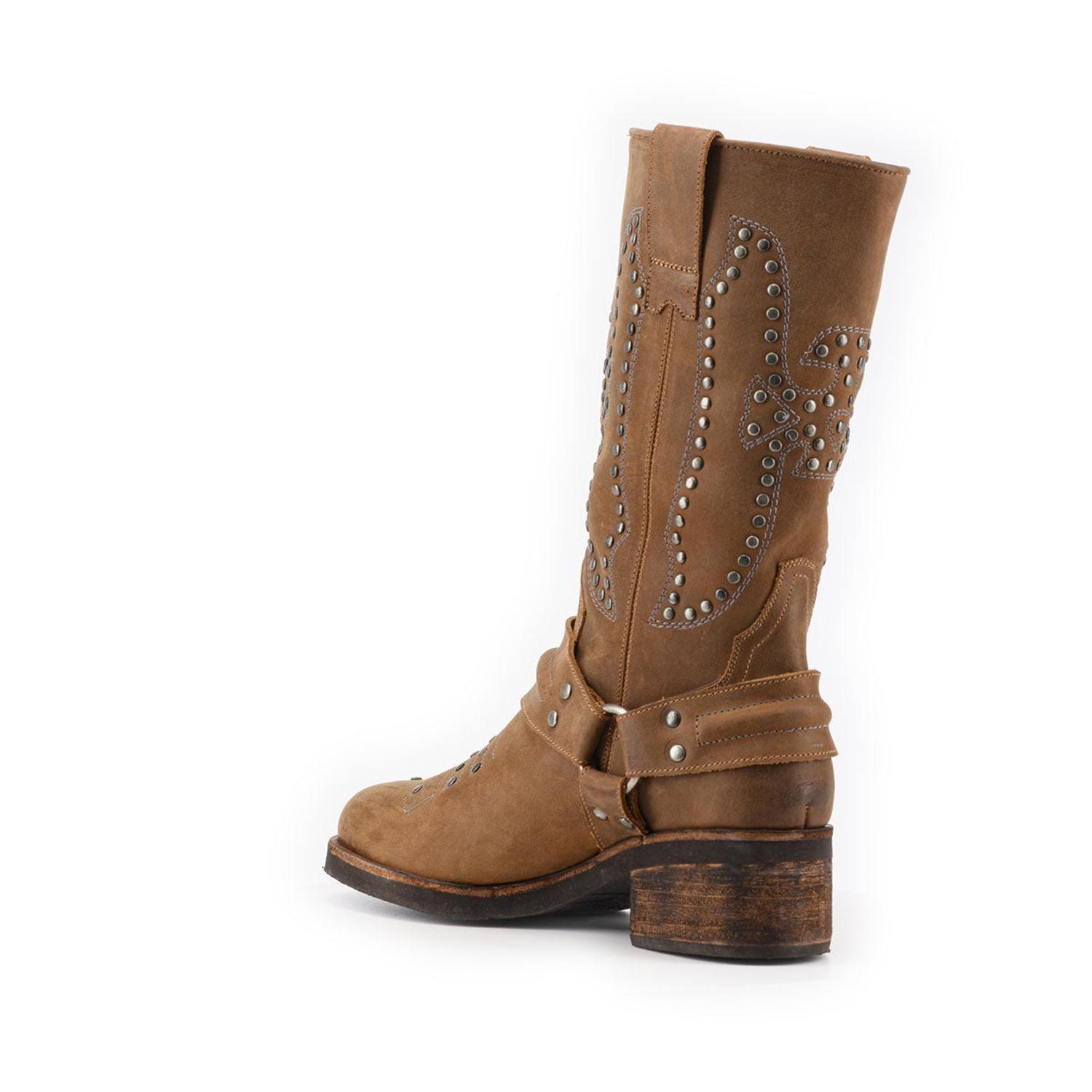 BOTA ELENA CAFÉ DE CUERO-5